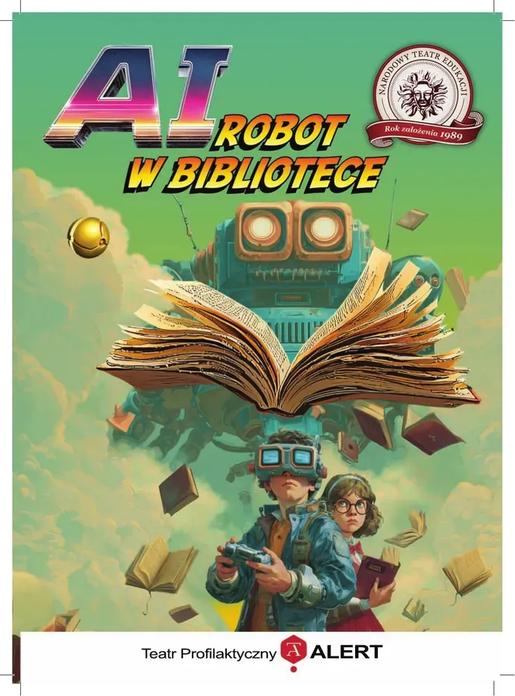 AI – Robot w bibliotece